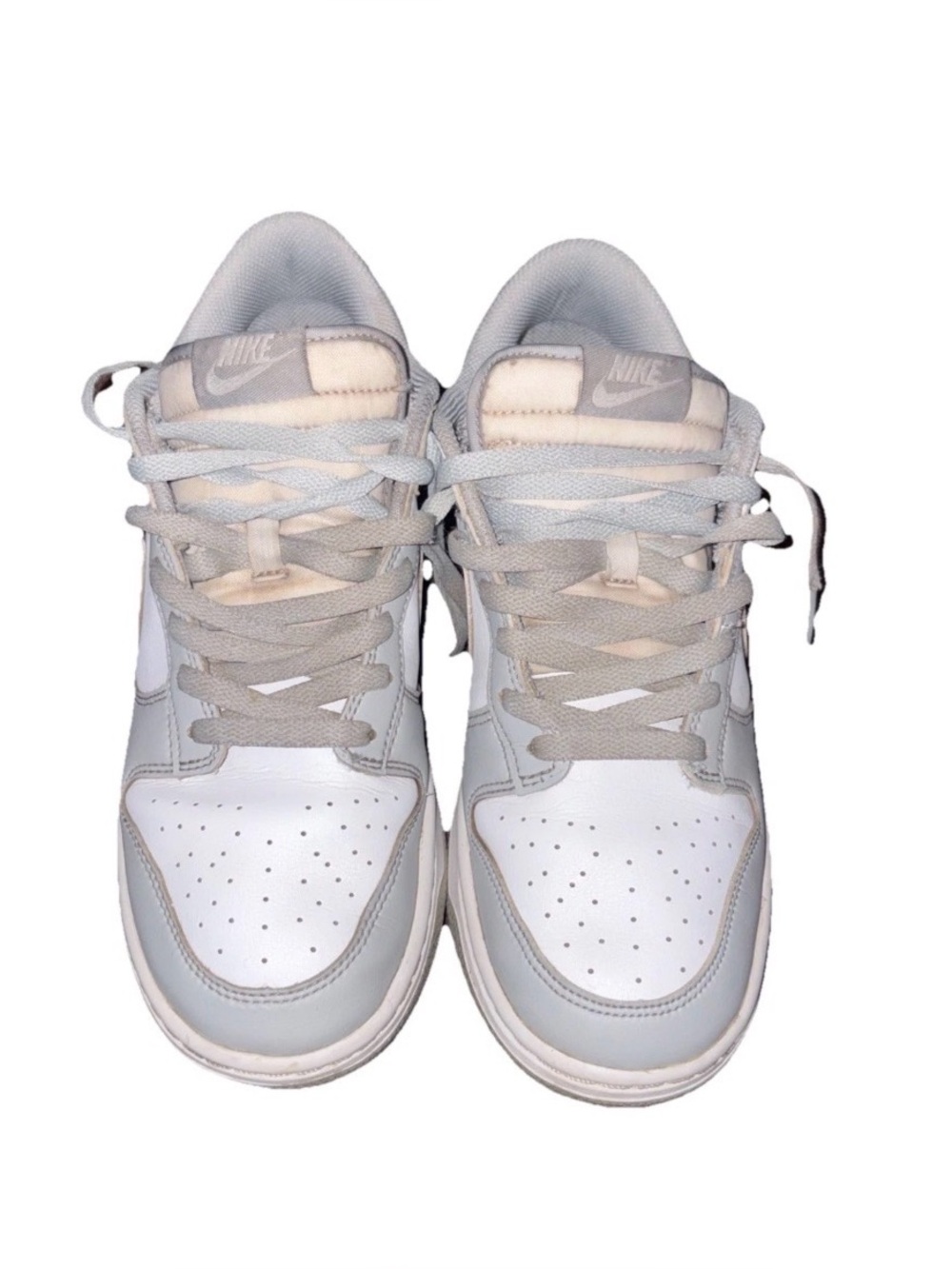 Nike Dunk Low Grey White Sneakers Men’s Size 9